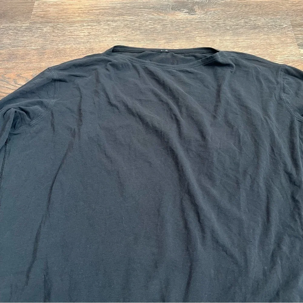 Lululemon Back In Action Long Sleeve Top Small Black Oversized Athleisure Casual